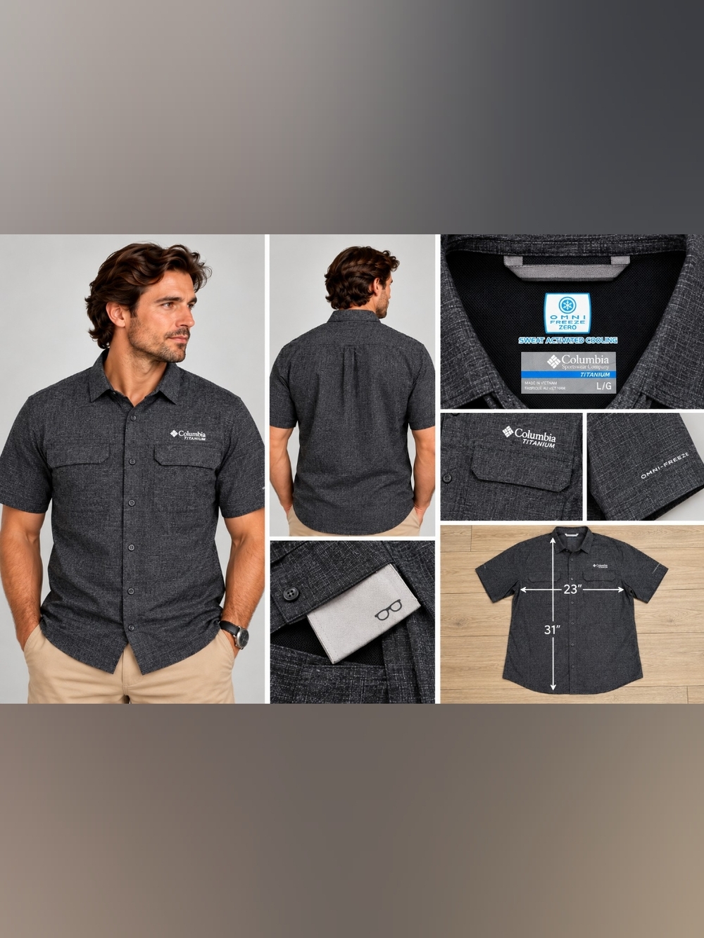 Columbia Titanium Omni-Freeze ZERO Technical Shirt – Men’s Large